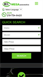 Mobile Screenshot of megaautomotive.com